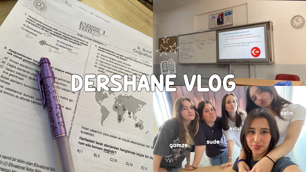 Dershane sonrasi vlog
