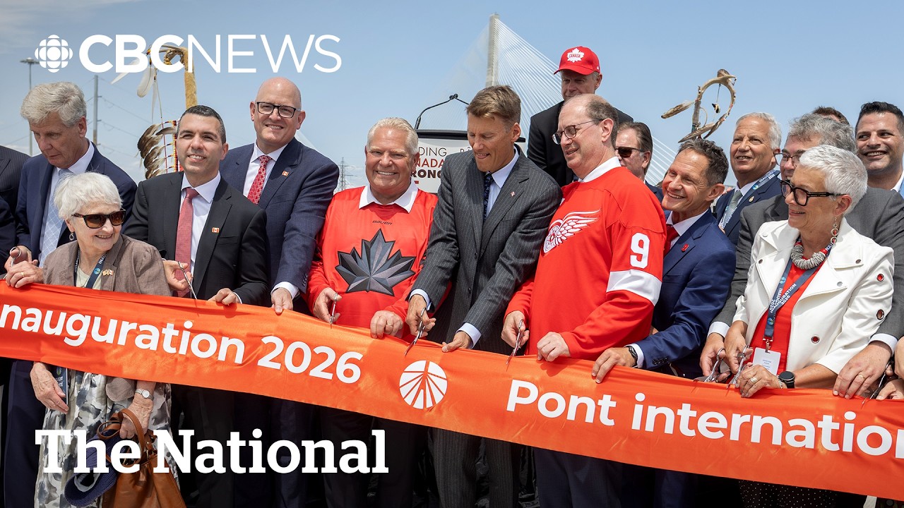 Canada marks Gordie Howe bridge opening as Trump boasts about changing deal
