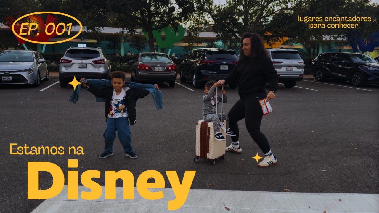 EP 001 DISNEY - CHEGAMOS ORLANDO!! voo cansativo, hotel temático, crianças... #disney #vlogvidareal