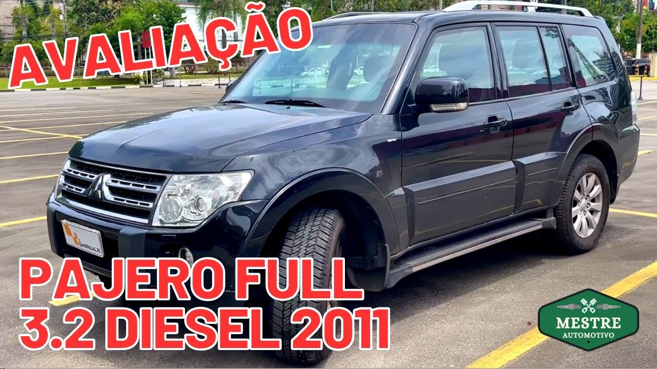 MITSUBISHI PAJERO FULL DIESEL 2011 - O SUV 7 LUGARES TANQUE DE GUERRA japonês!