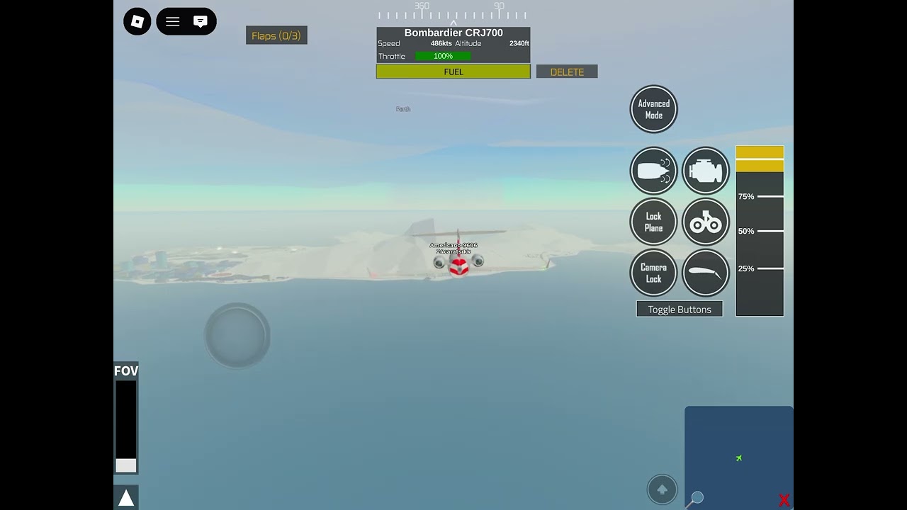 American Airlines Flight-9606. Memphis to Orlando