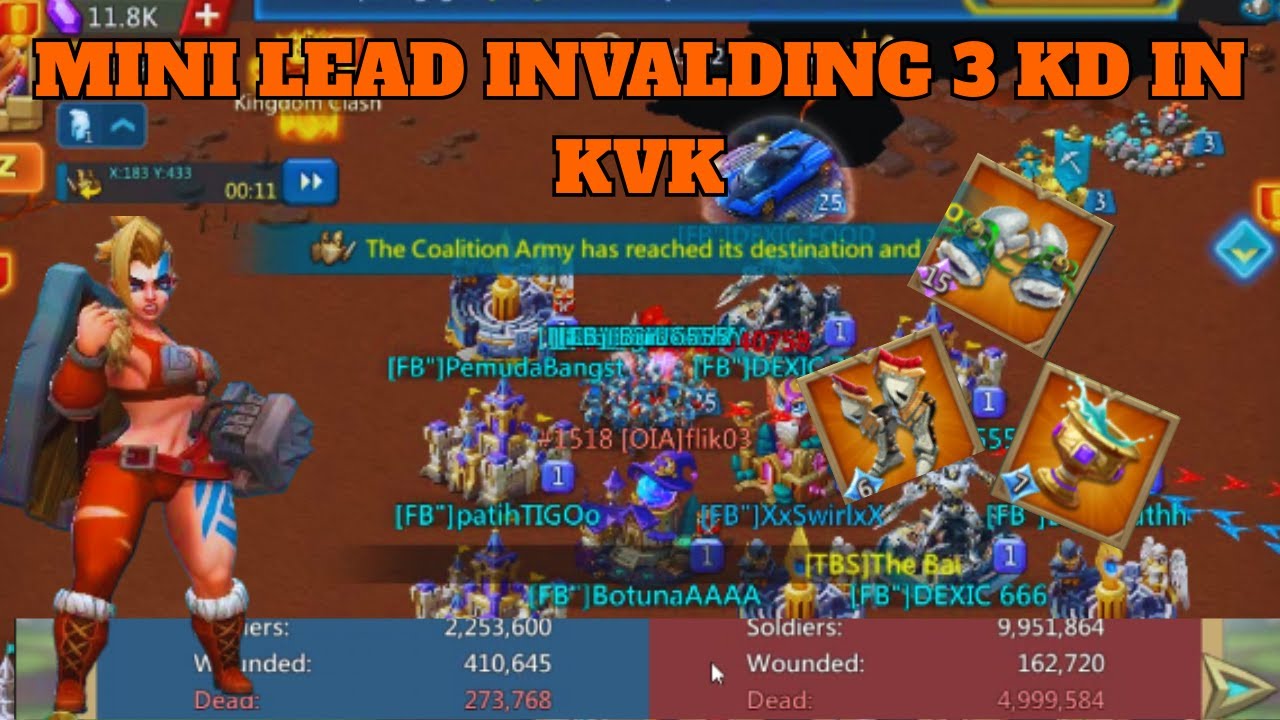 Lordsmobile:-Mini Lead Invalding 3 Kd KvK (Big Hits)