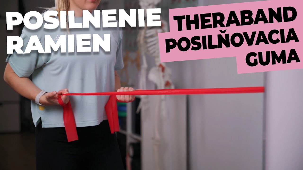 Ako posilniť ramená pomocou posilňovacej gumy Thera-Band.