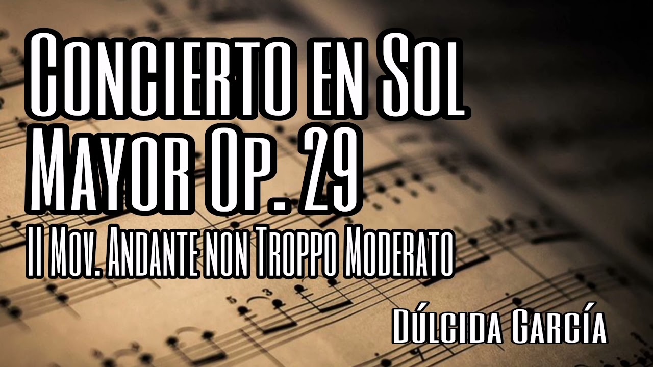 Concierto en Sol Mayor para Flauta Op. 29 - Karl Stamitz / Dúlcida García