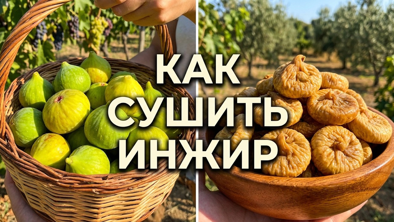 Как сушить инжир в естественных условиях - пошаговый способ приготовления. 30.08.19. Дача - Горадиль
