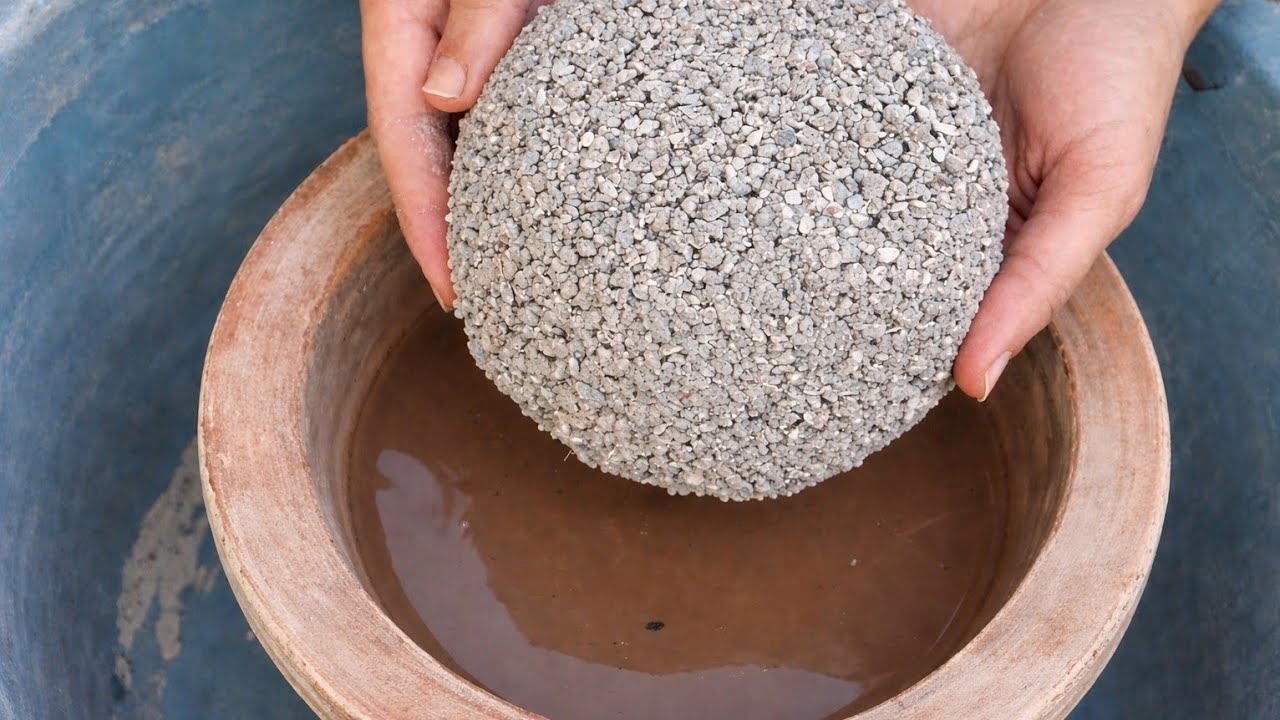 ASMR : Super Multi Stoney Dusty Texture Water Crumbling in Claypot and Tub 💦 - Oddly Satisfying 
