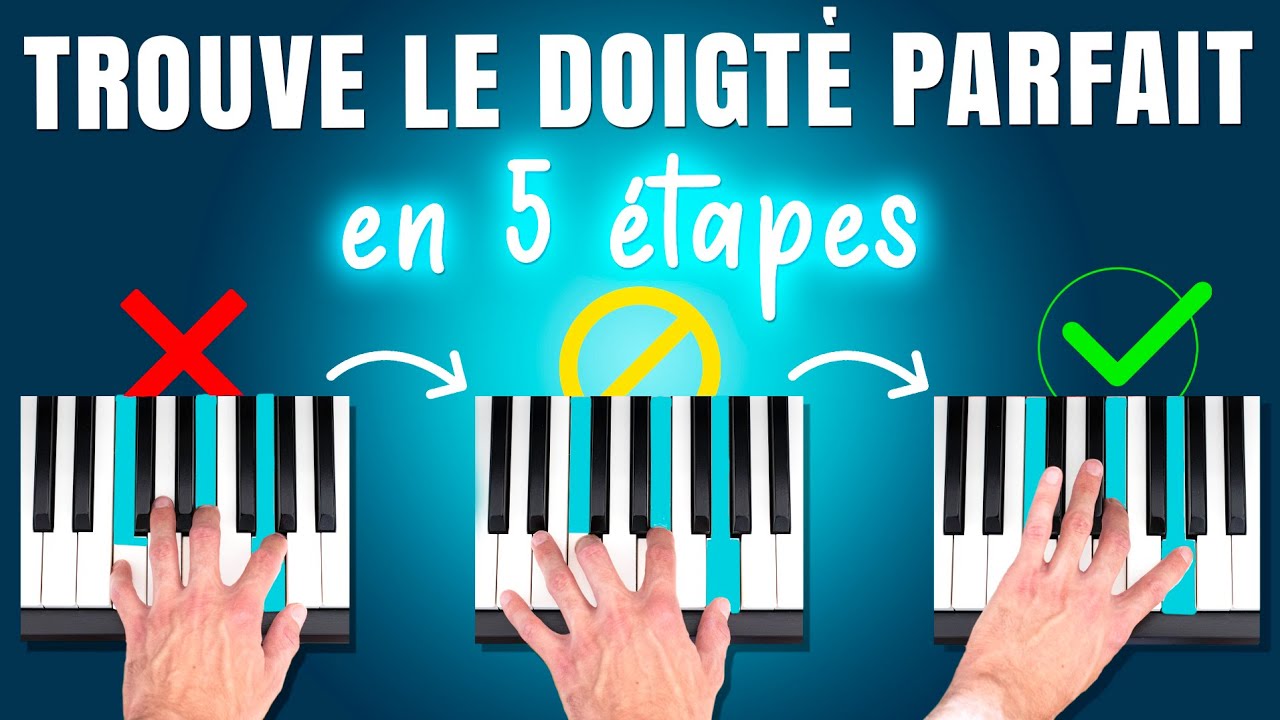 Comment utiliser le MEILLEUR doigté au piano pour CHAQUE morceau ? (5 règles à appliquer)