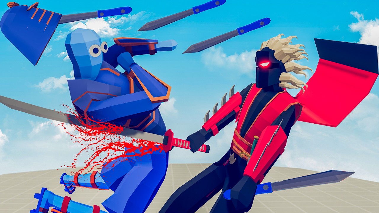 МАСТЕР НИНДЗЯ против КАЖДОГО ОТДЕЛА | Totally Accurate Battle Simulator-TABS