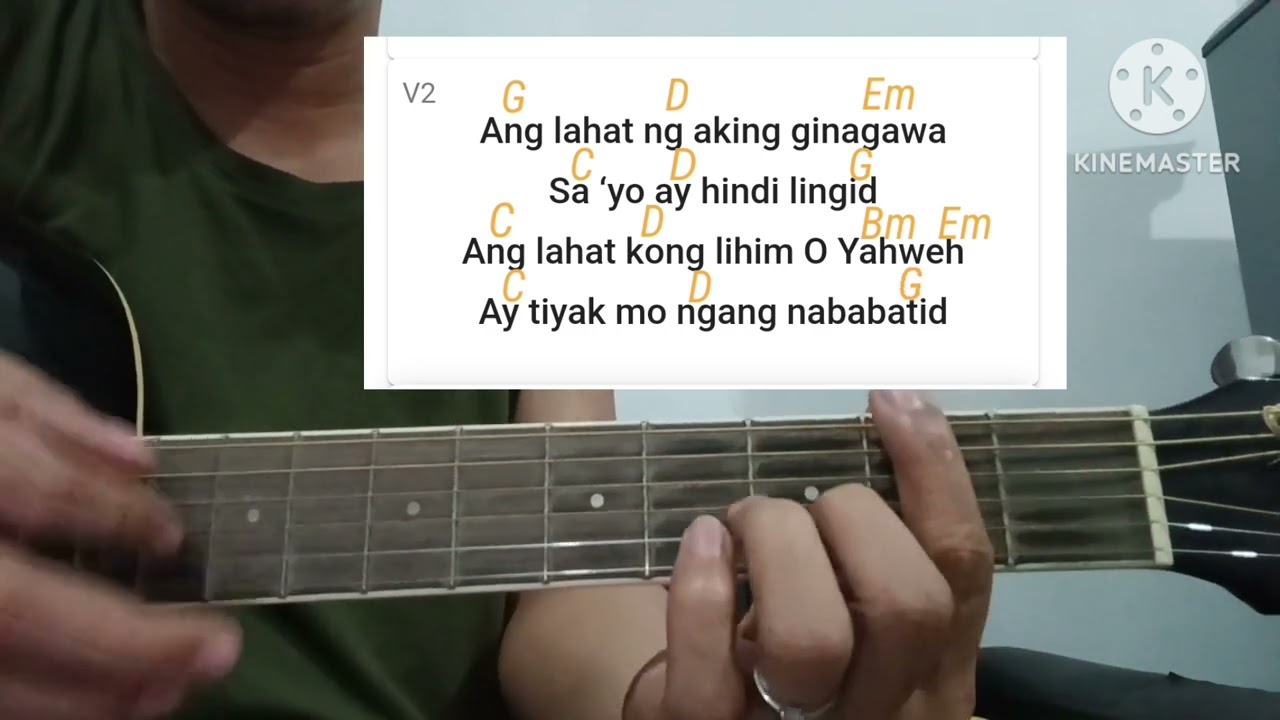 SALAMAT PANGINOON ( PUSO KOY IYONG SINISIYASAT) GUITAR CHORDS TUTORIAL WITH LYRICS