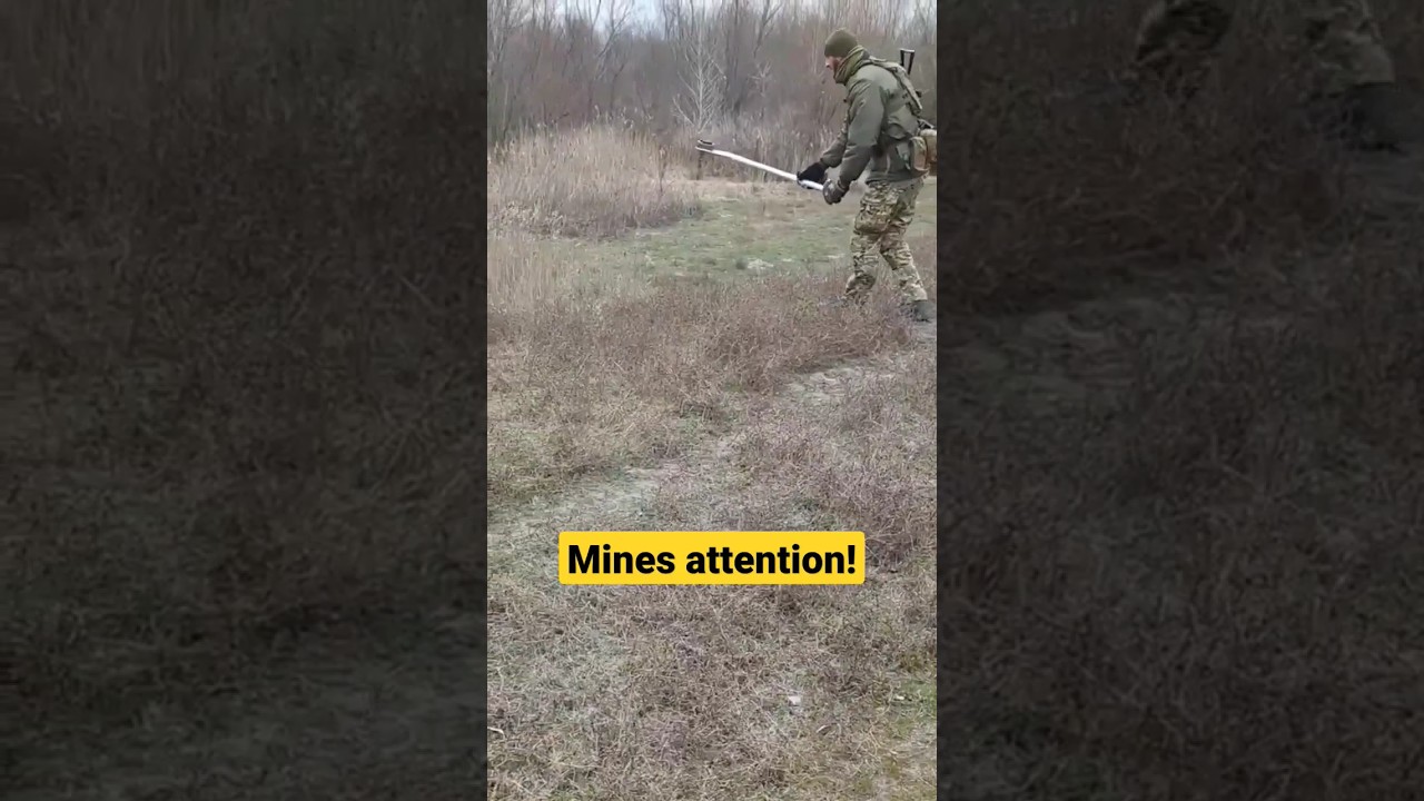 Incredibly risky mine demining! Dangerous demining. Soldiers are fearless. #military #army #mines
