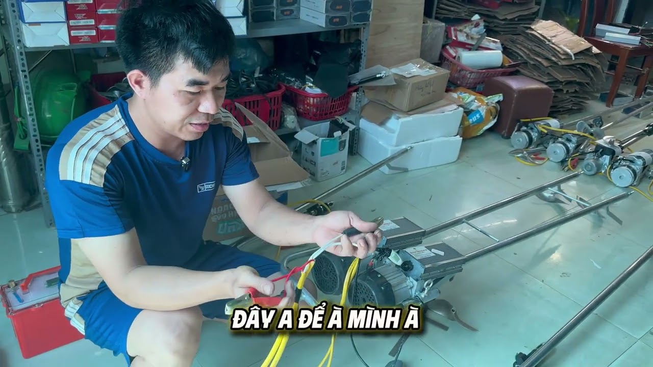 Khôi Phục Máy Đẩy Thuyền Cho Khách Hàng