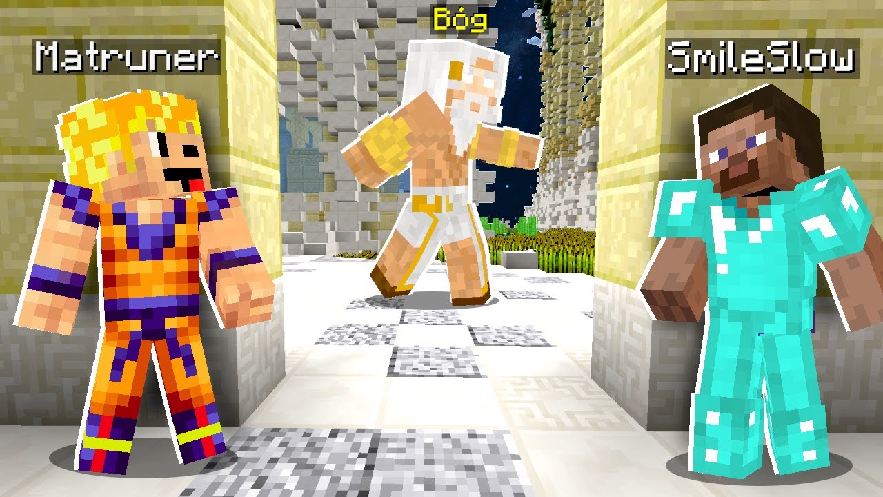 ZAPROWADZIŁEM SMILESLOW do BOGA w NIEBIE w MINECRAFT i STAŁO SIĘ TO ...