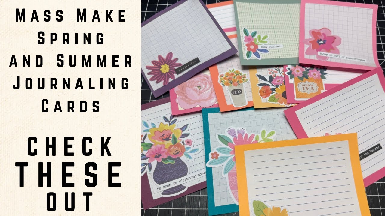 Junk Journal Journaling Cards: Mass Make 