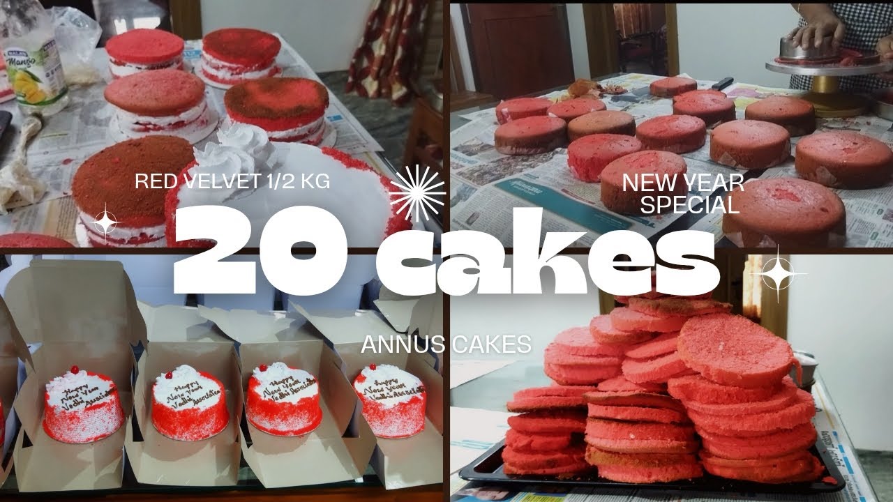 20 red velvet cakes .2026 New Year special 