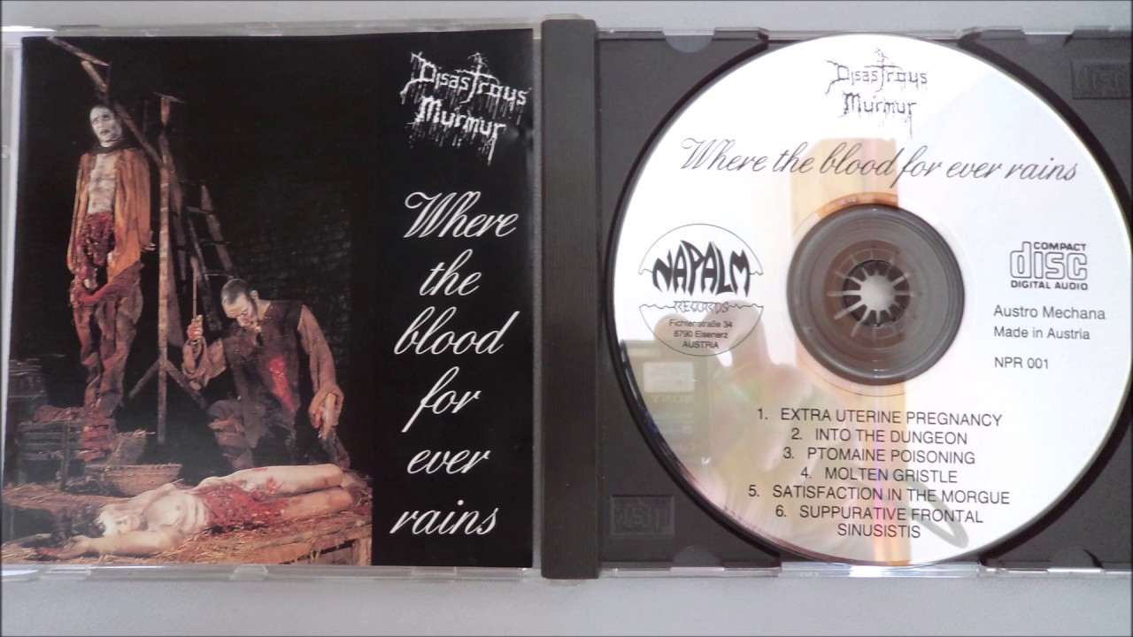 Disastrous Murmur ‎– Where The Blood For Ever Rains (Full Album) 1992