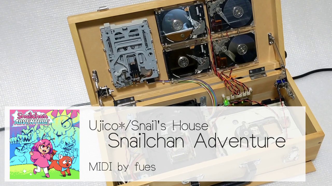 主に記憶装置で「Snailchan Adventure」