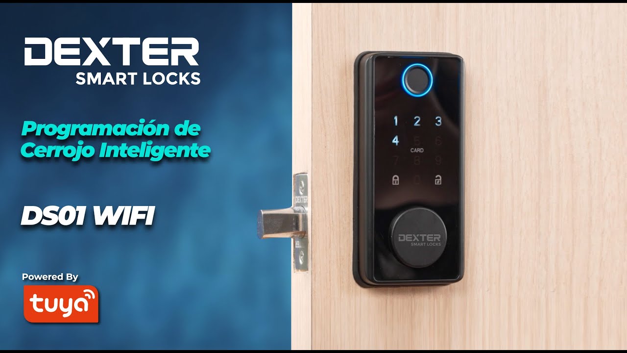 Programación de Cerrojo Inteligente - Cerrojo WIFI DS01 Dexter Smart Locks