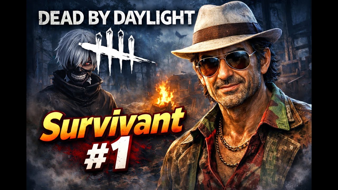 Ce kaneki gagne la game grâce à mes teamates. solo Q sur Dead By Daylight