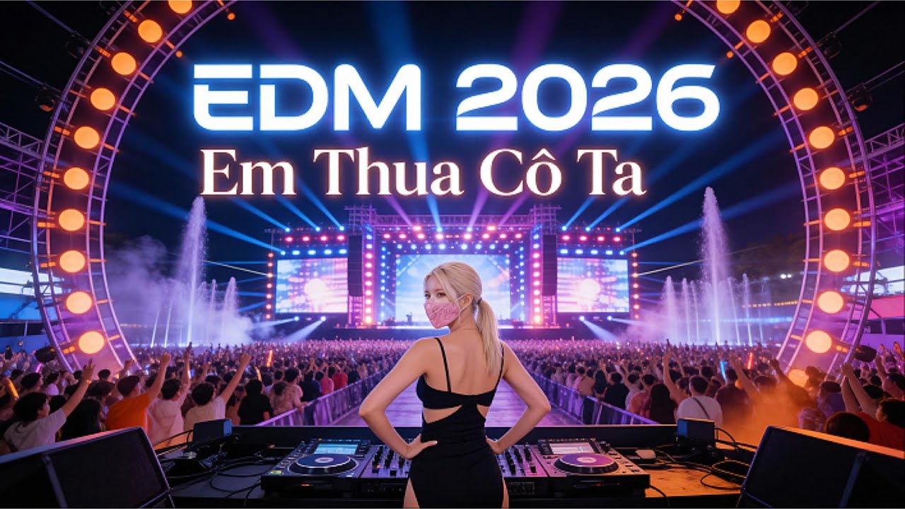 Em Thua Cô Ta Remix (Bản Trend Tiktok) EDM 2026 ⚡ Kim Hồng Sa | Ca Sĩ Giấu Mặt (Bản 🎵) - Dance Remix