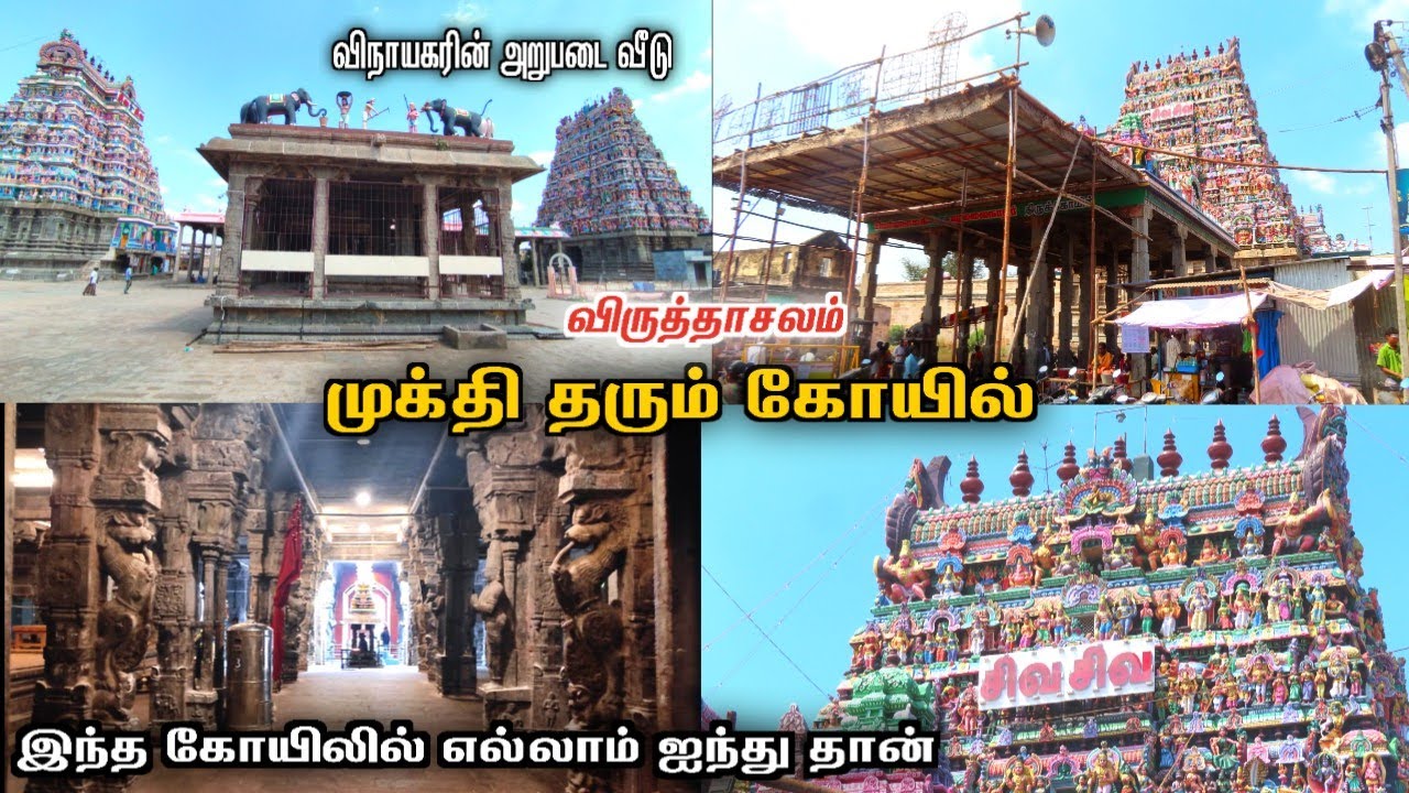 வீசம் அதிகமான விருத்தாசலம்  முக்தி தரும் கோயில் 😮2000 ஆண்டுகள் virudhachalam temple history video