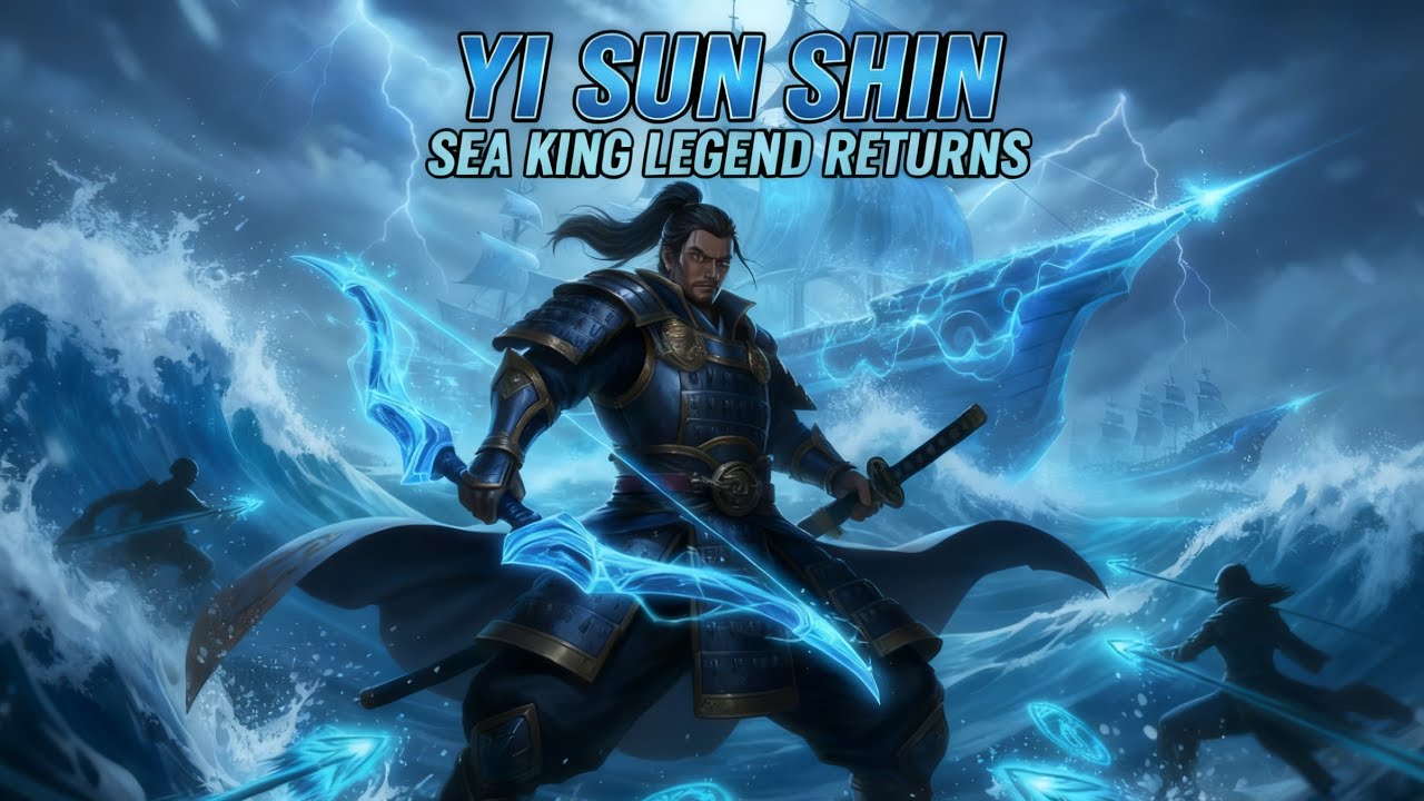 Yi Sun-shin Mode Raja Laut — Semua Lane Ketekan Akibat Gua Buka vision | MOBILE LEGENDS