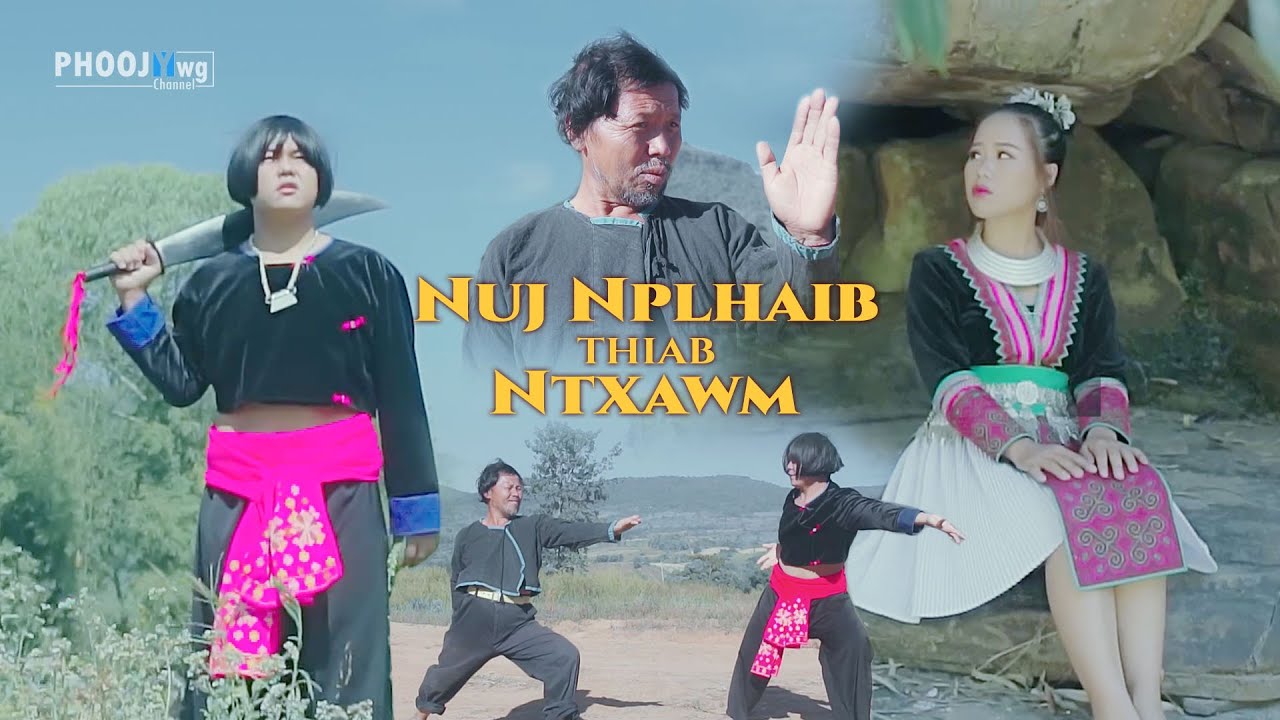 Txhaij Lauj & Ntxheb Yaj - Nuj Nplhaib Thiab Ntxawm (Cover)