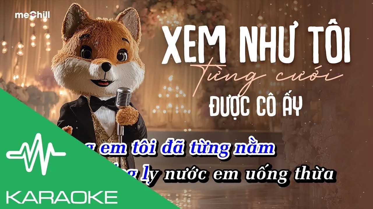 KARAOKE | XEM NHƯ TÔI TỪNG CƯỚI ĐƯỢC CÔ ẤY- Nam Ca Sĩ Giấu Mặt Cover x Đặng Thanh Tuyền