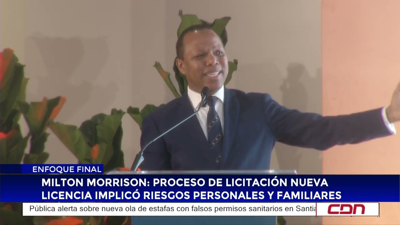 Milton Morrison: Proceso de licitación nueva licencia implicó riesgos personales y familiares