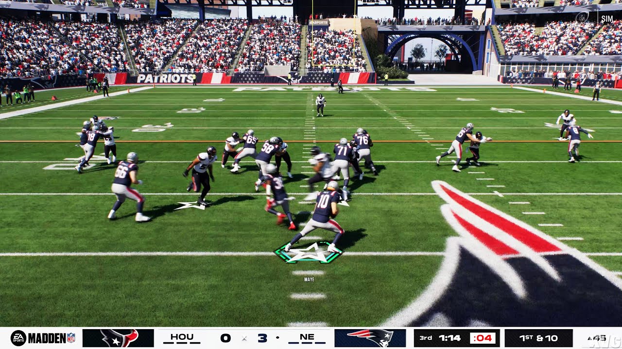 Madden NFL 26 - Houston Texans vs New England Patriots - Gameplay (PS5 UHD) [4K60FPS]