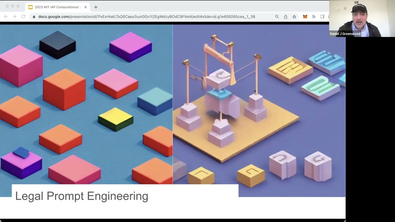 Generative AI Sessions - 2023 MIT IAP Computational Law Workshop