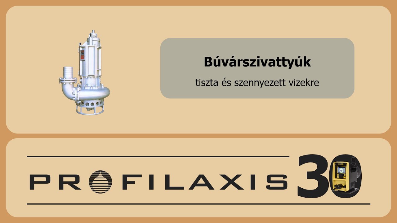 Profilaxis Webinar 6.rész - Búvárszivattyúk