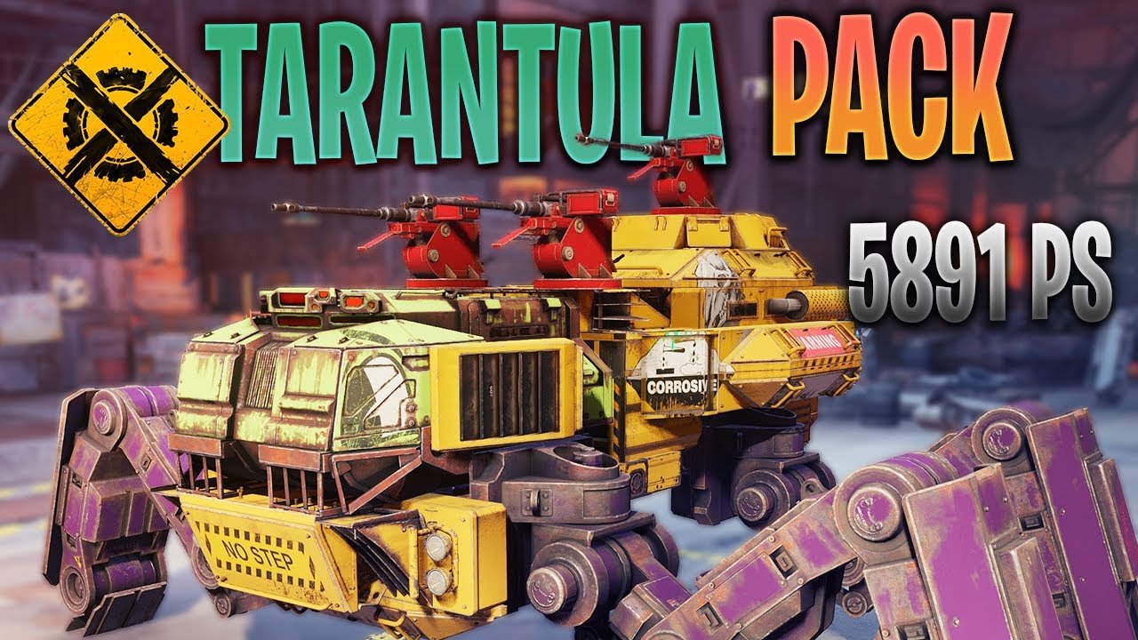 Crossout TARANTULA PACK - 2023 - 3x AC43 Rapier Steppe Spider
