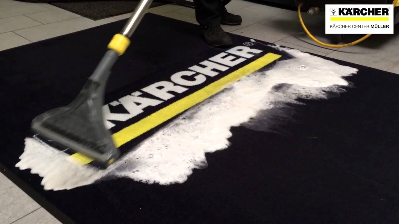 KÄRCHER Puzzi 30/4 Testlauf bei Kärcher Center Müller
