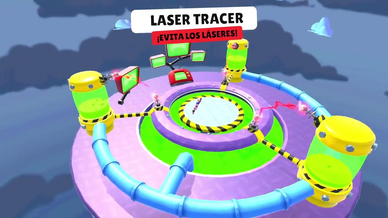 @StumbleGuys⁩ eliminatoria en lava land y laser tracer  ✨️⭐️🙂⭐️✨️
