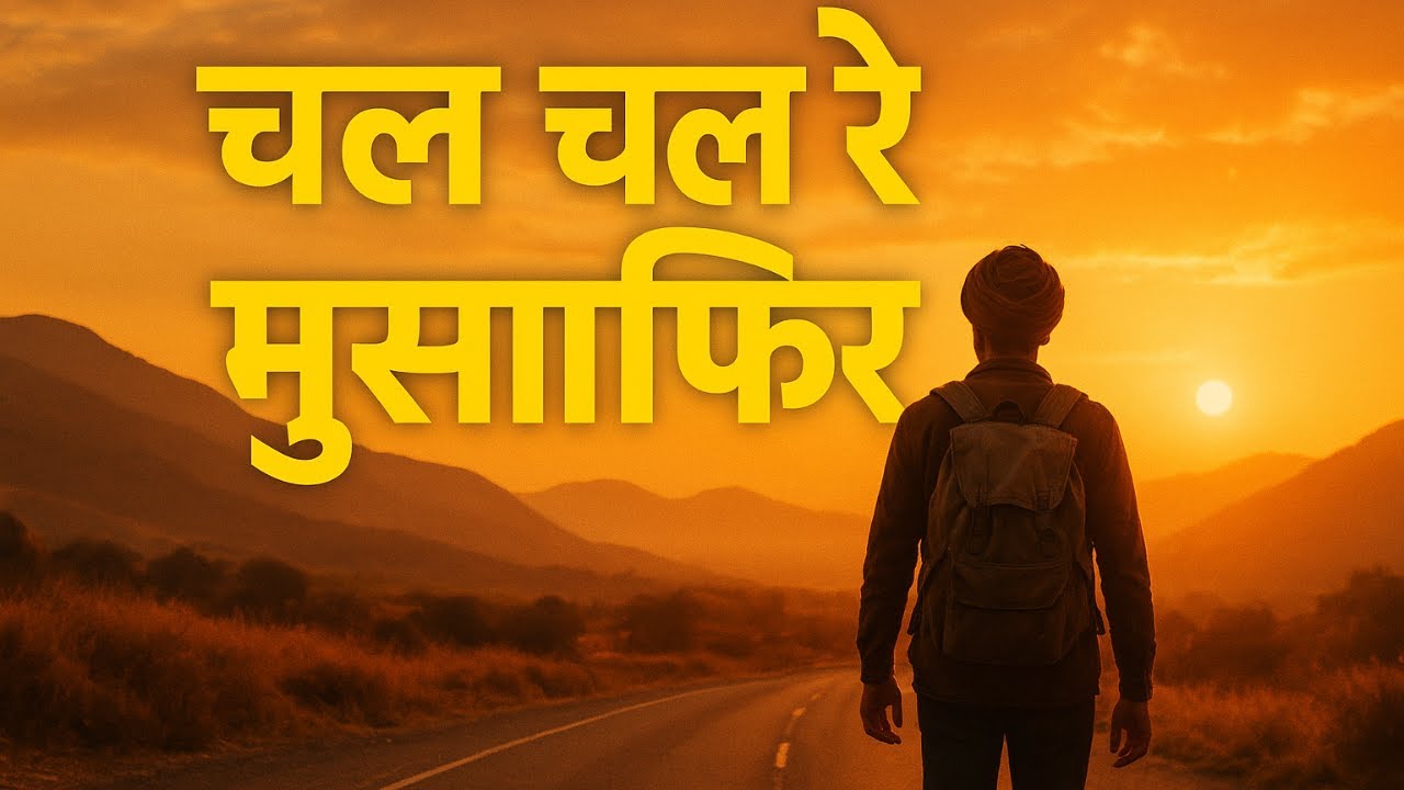 चल चल रे मुसाफ़िर | chal re musafir |Soulful Bollywood Travel Anthem | Hindi Motivational Song