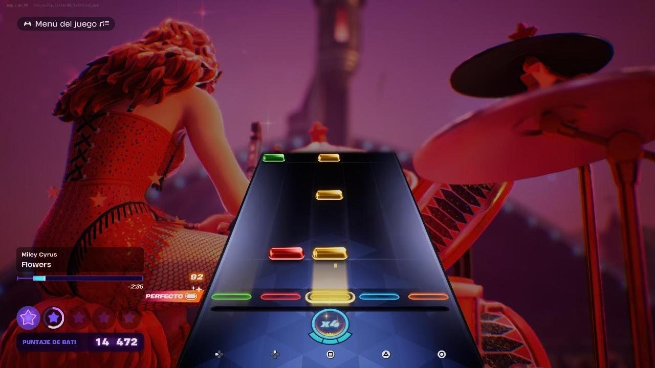 Fortnite Festival - Flowers by Miley Cyrus - on drums