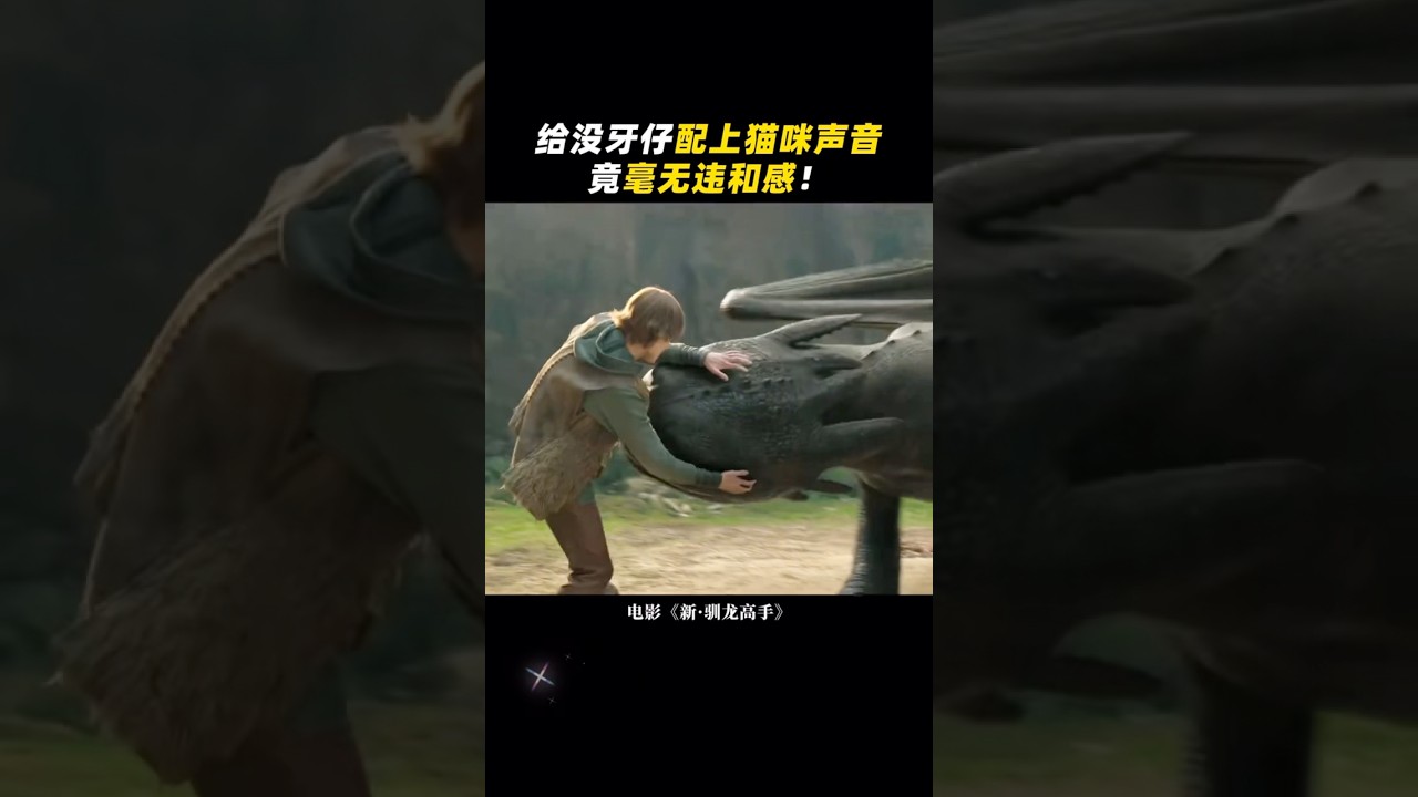 没牙仔就是哈基咪！同意请举手！#新驯龙高手 #电影新驯龙高手真人版