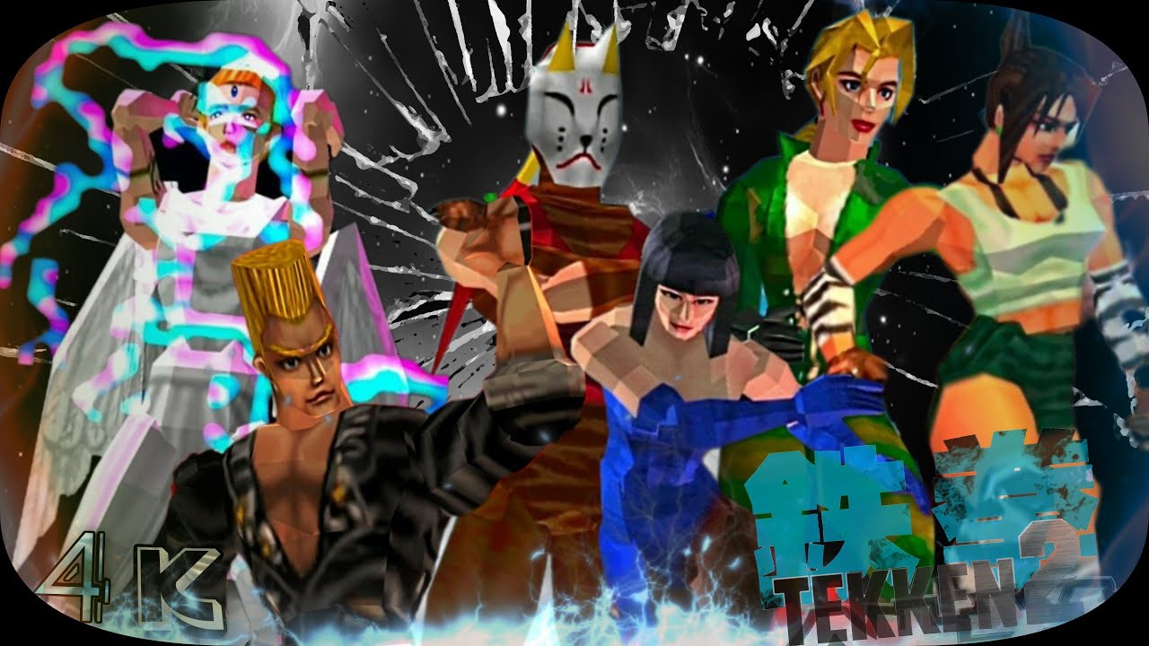 Kunimitsu, Anna, Nina, Paul , Michelle, Angel Team Tekken 2 UHD 4K 60 FPS