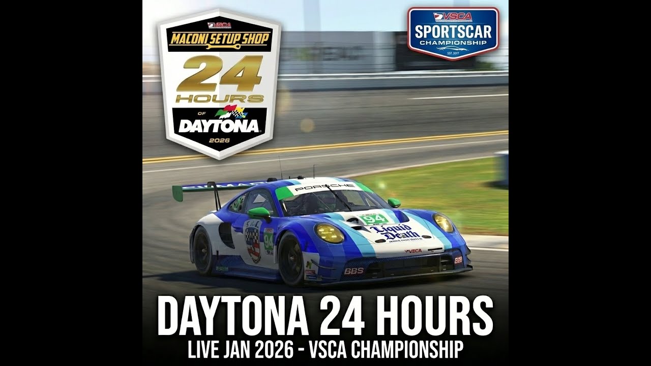 SWF Motorsports #94 Porsche GTD - VSCA's Maconi Setup Shop 24 Hours of Daytona - Part 2