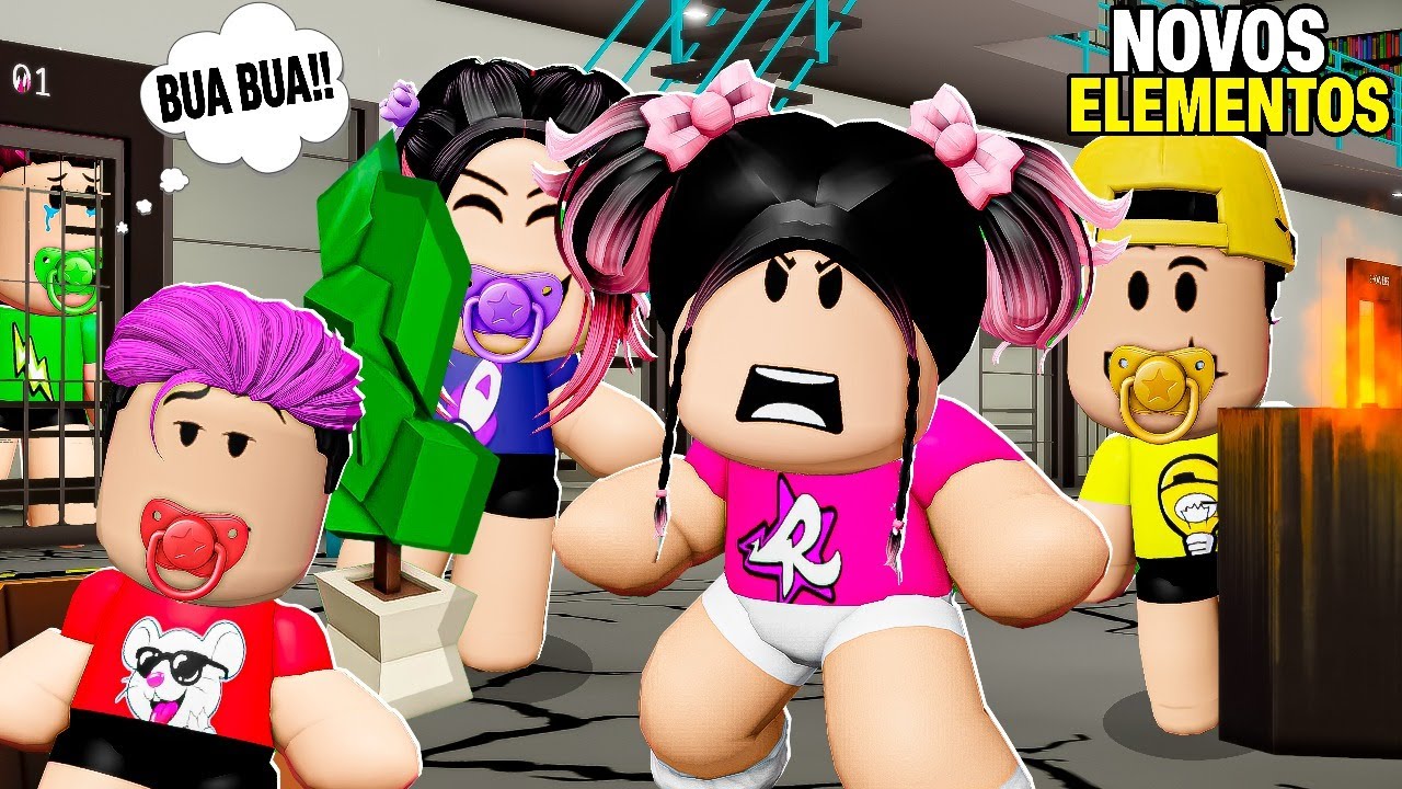 ESCONDE - ESCONDE COM A EMILLY VICK BEBÊ E OS ROSA NA PRISÃO DO BROOKHAVEN! *Trolador de mamadeiras*