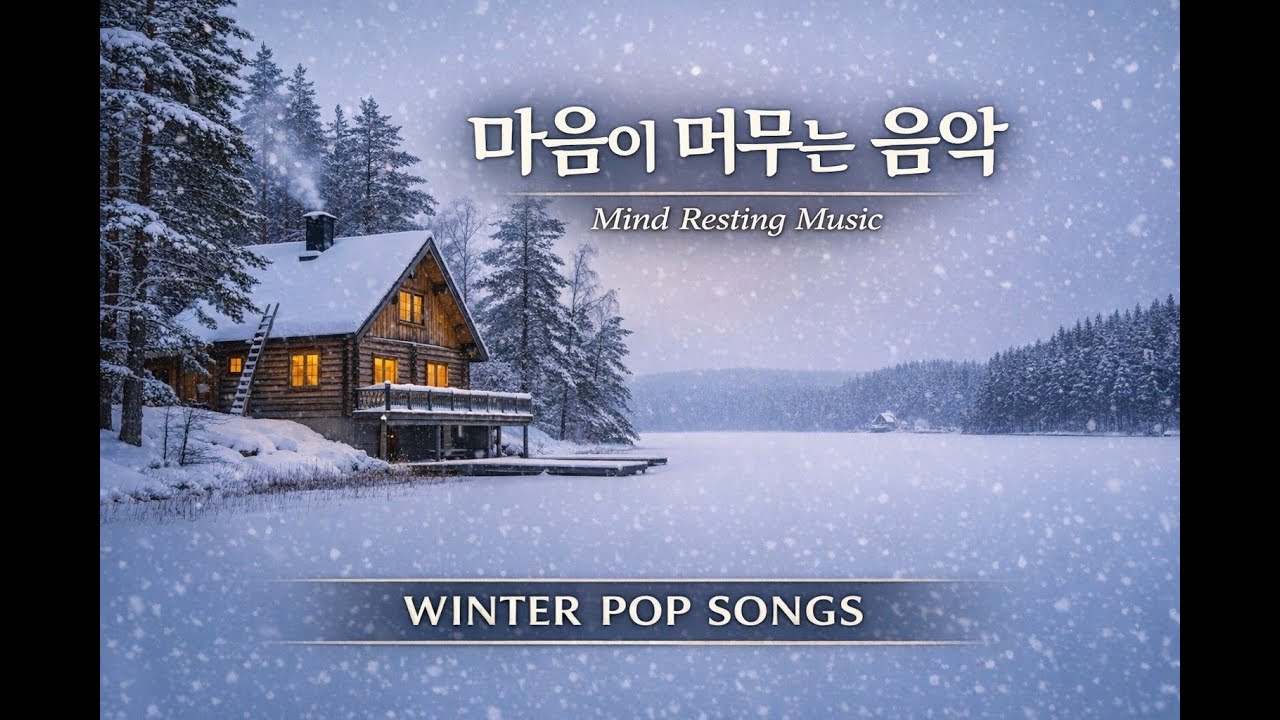 [PLAYLIST] 카페 감성 WINTER POP SONGS | 가사에 머무는 밤