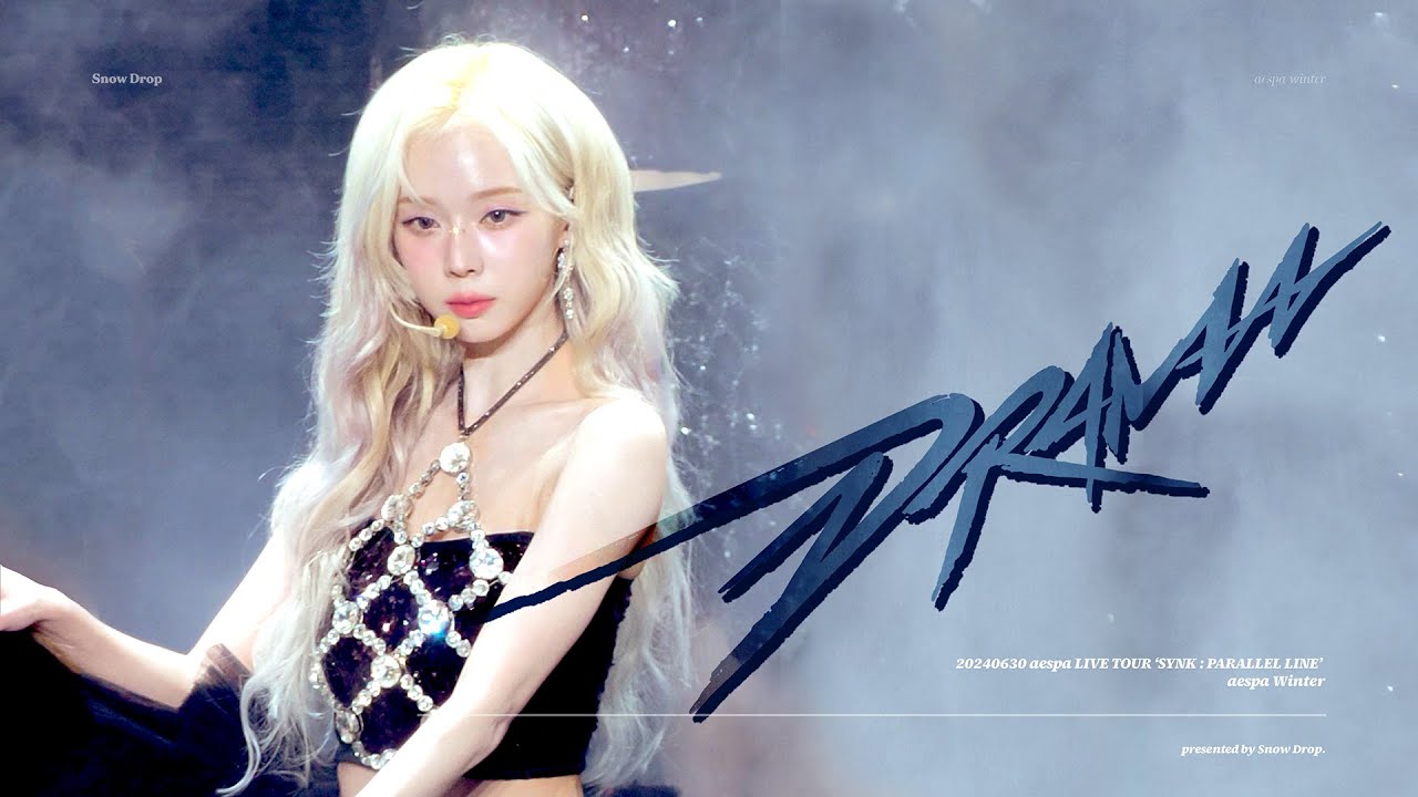 [4K] 240630 2nd #aespa concert PARALLE LINE  #에스파 #winter #윈터 Drama(드라마) 직캠 fancam