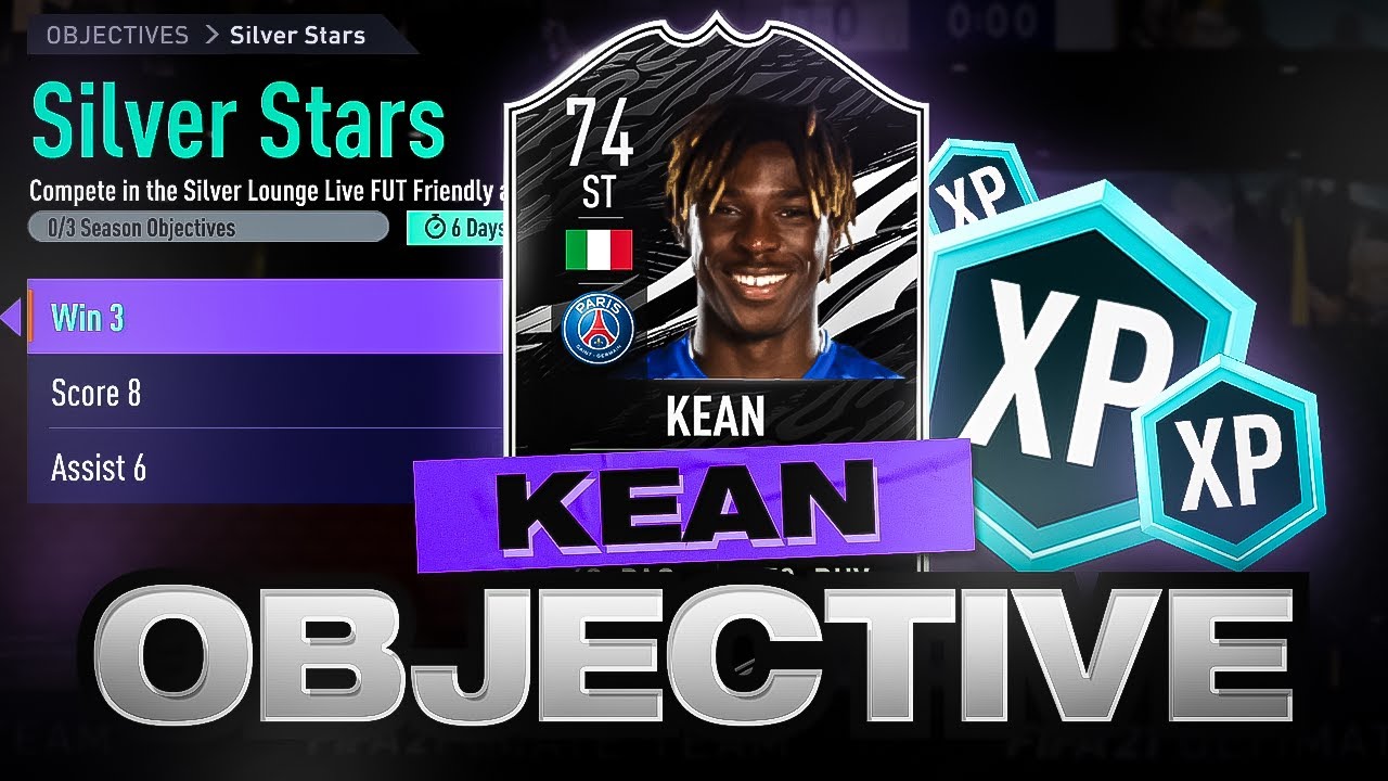 HOW TO QUICKLY UNLOCK MOISE KEAN SILVER STARS OBJECTIVE!! - FIFA 21