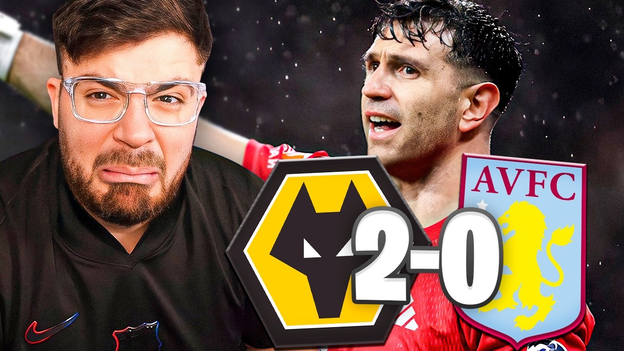 ¡EL ASTON VILLA DE DIBU PIERDE CONTRA EL WOLVES 2-0 EN PREMIER LEAGUE! LA COBRA REACCIONA