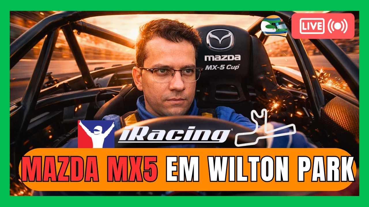 IRACING: Buscando o  Bicampeonato de Mazda MX5 Cup. Hoje P4 ou P2?? | Qual volante comprar?
