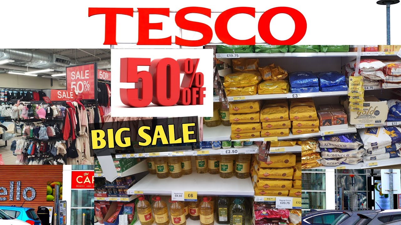 MEGA SALE IN TESCO- BIG OFFERS IN TESCO- BRITISH SUPERMARKET IN UK