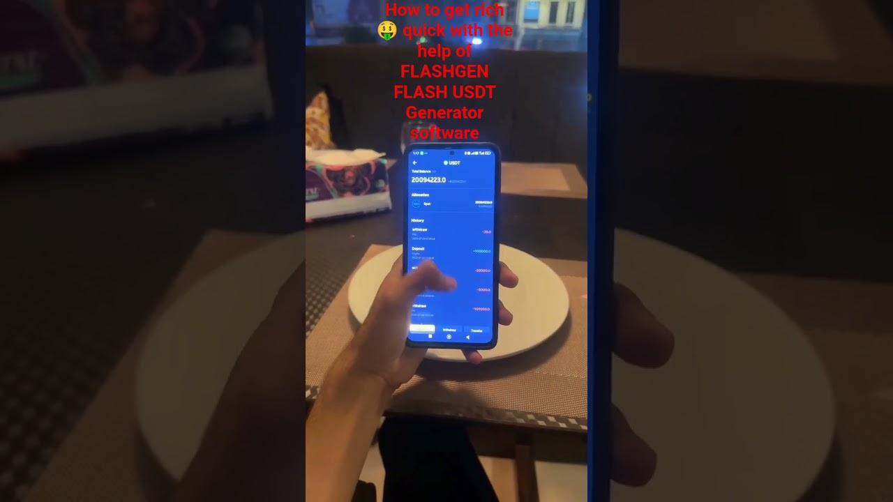 Flash USDT Generator software