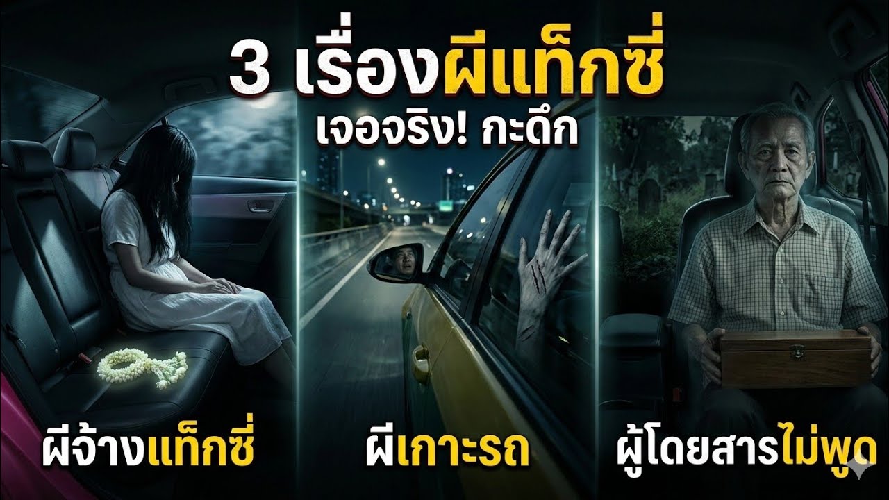 3 เรื่องสยองหลังพวงมาลัย: ความจริงที่คนขับแท็กซี่ไม่อยากเล่า