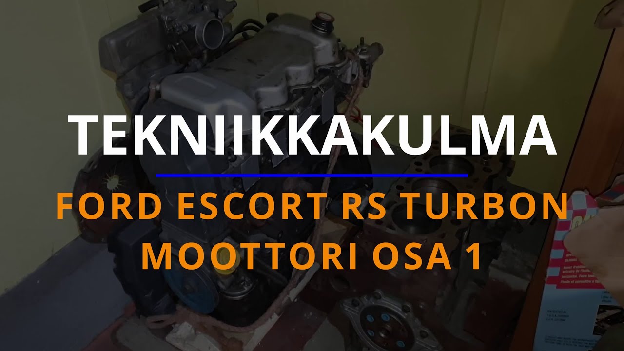 Ford Escort RS Turbo #1 HEMI-moottori ja sytystulpat - VLOG 46