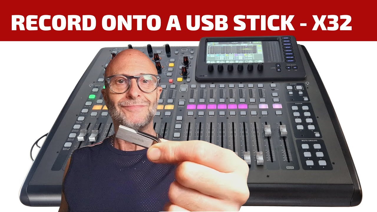🔴LIVE! RECORD TO A USB STICK ON THE X32